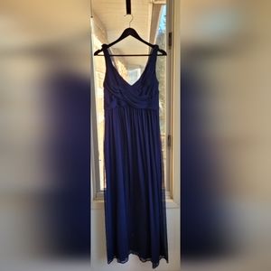 Navy Blue Bridesmaids Dress